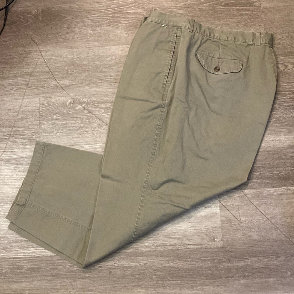 Essential Needs Women’s Beige Straight Leg Cotton Pants (Size 46/30)